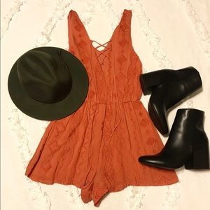 Orange Lush Romper 🧡